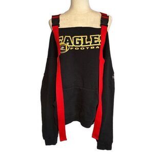 Furst Of A Kind LF Eagles Football Black Red Long Sleeve Sweatshirt Xl
